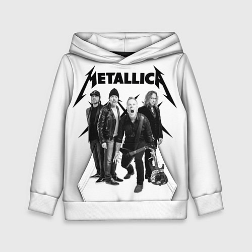 Детская толстовка Metallica / 3D-Белый – фото 1