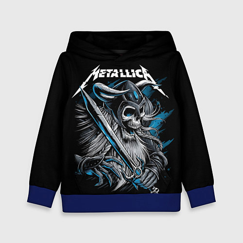 Детская толстовка Metallica / 3D-Синий – фото 1
