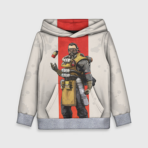 Детская толстовка Apex Legends: Caustic / 3D-Меланж – фото 1
