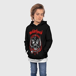 Толстовка-худи детская Motorhead Demons, цвет: 3D-белый — фото 2