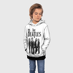Толстовка-худи детская The Beatles: White Side, цвет: 3D-черный — фото 2