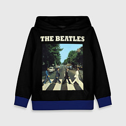 Толстовка-худи детская The Beatles: Abbey Road, цвет: 3D-синий