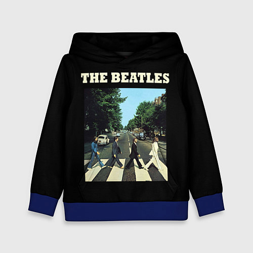 Детская толстовка The Beatles: Abbey Road / 3D-Синий – фото 1