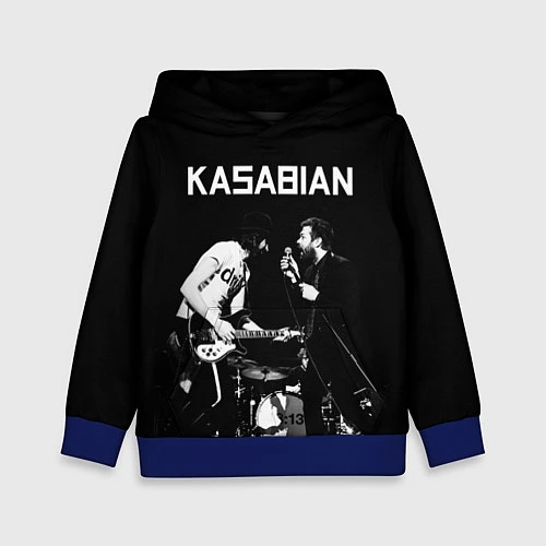 Детская толстовка Kasabian Rock / 3D-Синий – фото 1