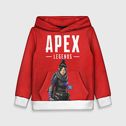 Толстовка-худи детская Apex Legends: Red Wraith, цвет: 3D-белый