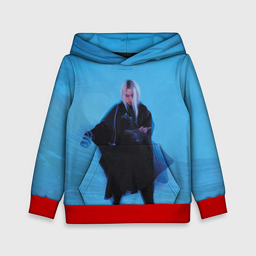 Детская толстовка Billie Eilish: Blue Fashion / 3D-Красный – фото 1