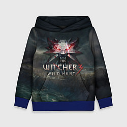Толстовка-худи детская The Witcher 3: Wild Hunt, цвет: 3D-синий