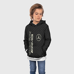 Толстовка-худи детская Mercedes AMG: Dark Side, цвет: 3D-белый — фото 2