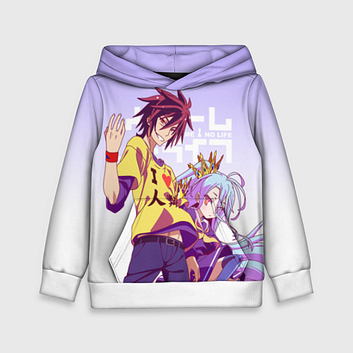 Детская толстовка No Game No Life / 3D-Белый – фото 1