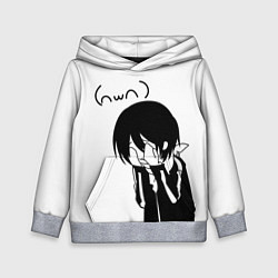 Толстовка-худи детская Бездомный бог, цвет: 3D-меланж