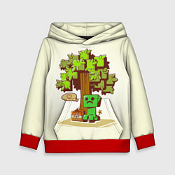 Толстовка-худи детская Forest Creeper, цвет: 3D-красный