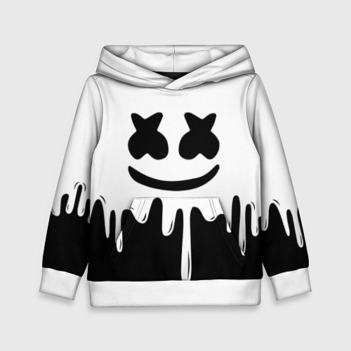 Детская толстовка MELLO BLACK x WHITE / 3D-Белый – фото 1