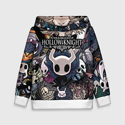 Толстовка-худи детская Hollow Knight, цвет: 3D-белый