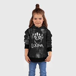 Толстовка-худи детская Louna, цвет: 3D-черный — фото 2
