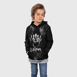 Толстовка-худи детская Louna, цвет: 3D-меланж — фото 2