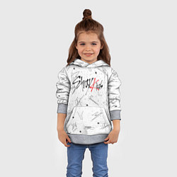 Толстовка-худи детская STRAY KIDS АВТОГРАФЫ, цвет: 3D-меланж — фото 2