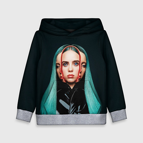 Детская толстовка BILLIE EILISH / 3D-Меланж – фото 1