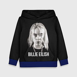 Толстовка-худи детская BILLIE EILISH, цвет: 3D-синий