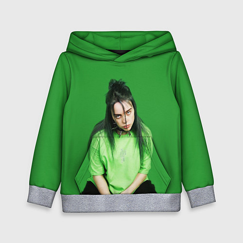 Детская толстовка BILLIE EILISH / 3D-Меланж – фото 1