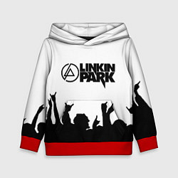 Толстовка-худи детская LINKIN PARK, цвет: 3D-красный