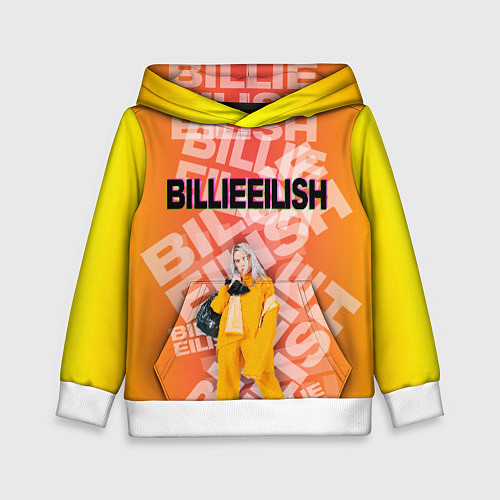 Детская толстовка Billie Eilish: Yellow Mood / 3D-Белый – фото 1