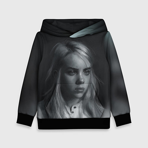 Детская толстовка Billie Eilish / 3D-Черный – фото 1