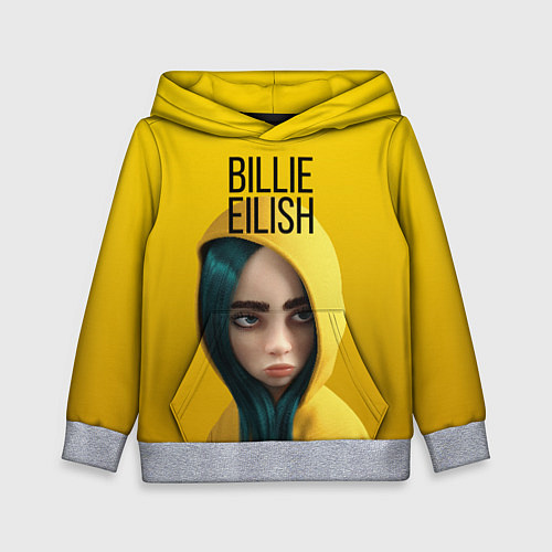 Детская толстовка BILLIE EILISH: Yellow Girl / 3D-Меланж – фото 1