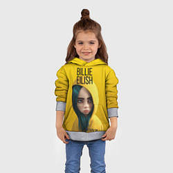 Толстовка-худи детская BILLIE EILISH: Yellow Girl, цвет: 3D-меланж — фото 2