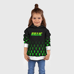 Толстовка-худи детская BILLIE, цвет: 3D-белый — фото 2