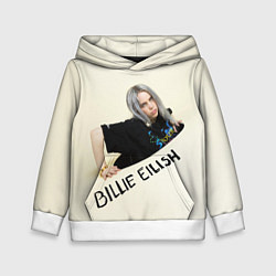 Толстовка-худи детская BILLIE EILISH, цвет: 3D-белый