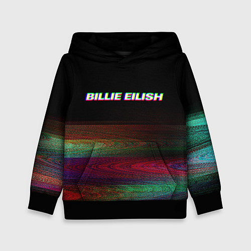 Детская толстовка BILLIE EILISH: Black Glitch / 3D-Черный – фото 1