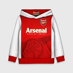 Толстовка-худи детская Arsenal, цвет: 3D-красный