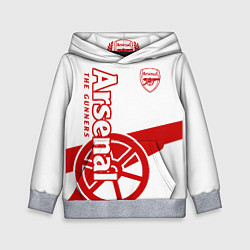 Толстовка-худи детская Arsenal, цвет: 3D-меланж