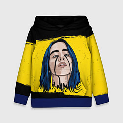 Толстовка-худи детская Billie Eilish, цвет: 3D-синий