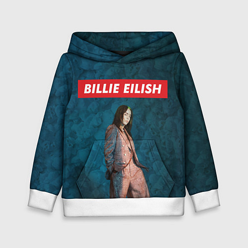 Детская толстовка BILLIE EILISH / 3D-Белый – фото 1