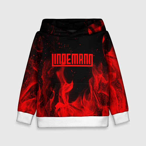 Детская толстовка LINDEMANN: Red Fire / 3D-Белый – фото 1