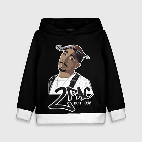 Детская толстовка 2pac / 3D-Белый – фото 1