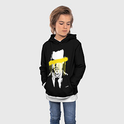 Толстовка-худи детская Sherlock, цвет: 3D-белый — фото 2