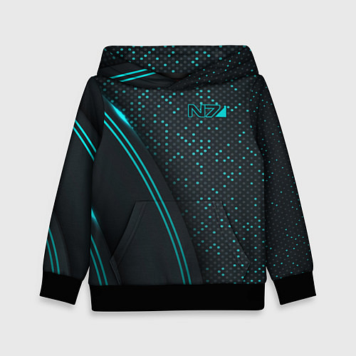 Детская толстовка Mass Effect N7 / 3D-Черный – фото 1