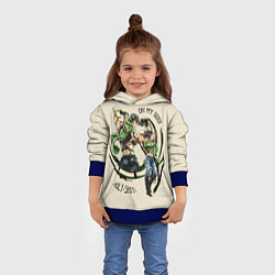 Толстовка-худи детская JoJo Bizarre Adventure, цвет: 3D-синий — фото 2