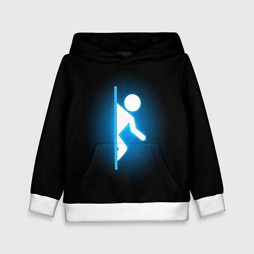 Детская толстовка Portal / 3D-Белый – фото 1
