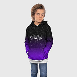 Толстовка-худи детская STRAY KIDS, цвет: 3D-белый — фото 2