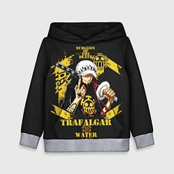 Толстовка-худи детская One Piece Trafalgar Water, цвет: 3D-меланж