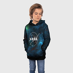 Толстовка-худи детская NASA, цвет: 3D-черный — фото 2