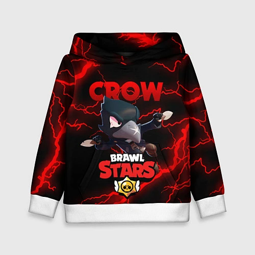 Детская толстовка BRAWL STARS CROW / 3D-Белый – фото 1