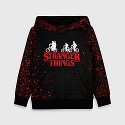 Толстовка-худи детская STRANGER THINGS, цвет: 3D-черный