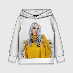 Толстовка-худи детская BILLIE EILISH, цвет: 3D-белый