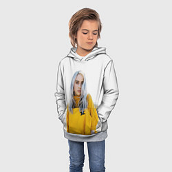 Толстовка-худи детская BILLIE EILISH, цвет: 3D-меланж — фото 2