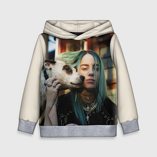 Детская толстовка BILLIE EILISH / 3D-Меланж – фото 1