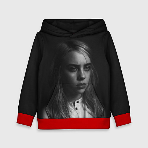 Детская толстовка BILLIE EILISH / 3D-Красный – фото 1